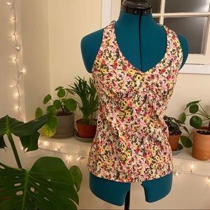 Ann Taylor Spring Floral Halter
